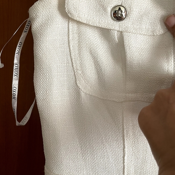 (khadi fabric) Front zip bodycon dress - Picture 6 of 9